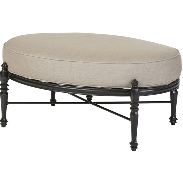 Grand Terrace Cushioned Ottoman by Gensun - Image 2